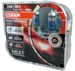 OSRAM Night Breaker Laser H4 +150% 2 darabos csomag