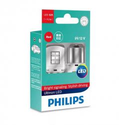 Philips Vision LED 11498ULRX2 P21W piros készlet